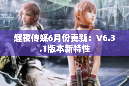 趣夜传媒6月份更新：V6.3.1版本新特性