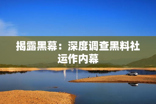 揭露黑幕：深度调查黑料社运作内幕