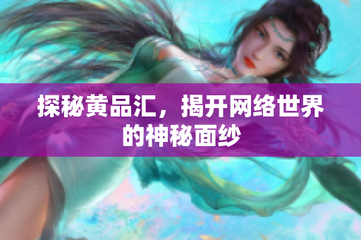 探秘黄品汇，揭开网络世界的神秘面纱