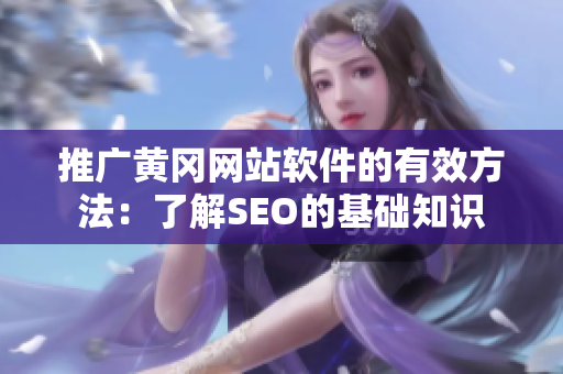 推广黄冈网站软件的有效方法：了解SEO的基础知识