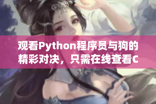观看Python程序员与狗的精彩对决，只需在线查看CSDN