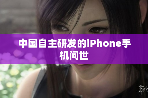 中国自主研发的iPhone手机问世