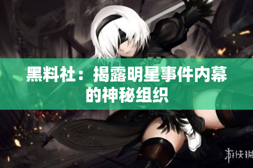 黑料社：揭露明星事件内幕的神秘组织
