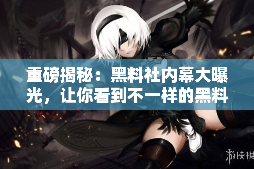 重磅揭秘：黑料社内幕大曝光，让你看到不一样的黑料！