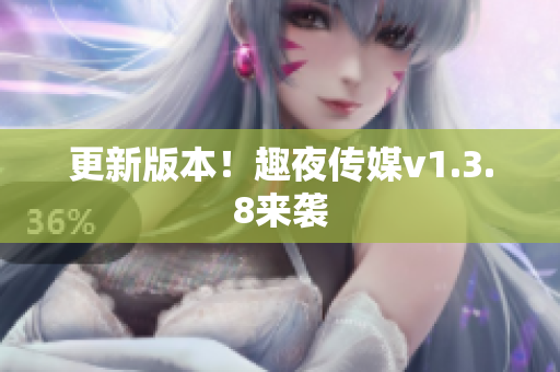 更新版本！趣夜传媒v1.3.8来袭