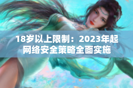 18岁以上限制：2023年起网络安全策略全面实施