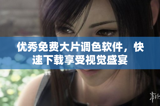 优秀免费大片调色软件，快速下载享受视觉盛宴