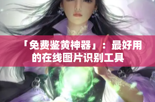 「免费鉴黄神器」：最好用的在线图片识别工具