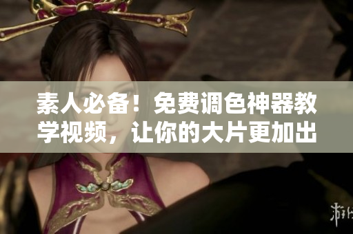 素人必备！免费调色神器教学视频，让你的大片更加出色