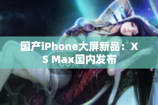 国产iPhone大屏新品：XS Max国内发布