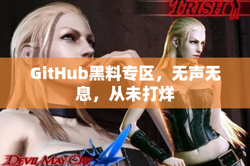 GitHub黑料专区，无声无息，从未打烊