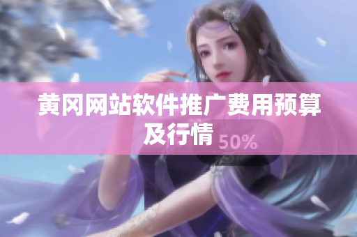 黄冈网站软件推广费用预算及行情