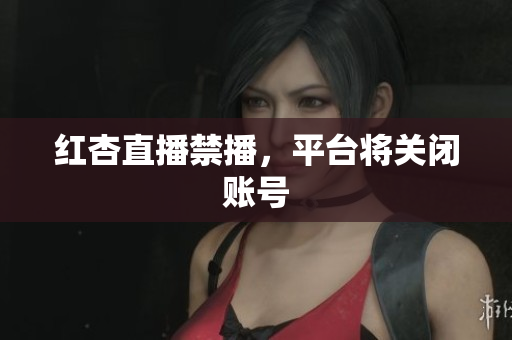 红杏直播禁播，平台将关闭账号