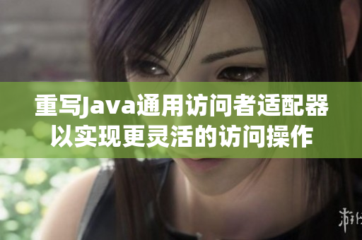 重写Java通用访问者适配器以实现更灵活的访问操作