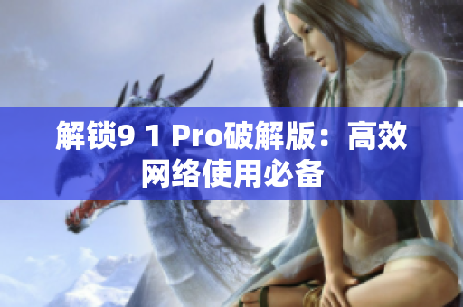 解锁9 1 Pro破解版：高效网络使用必备
