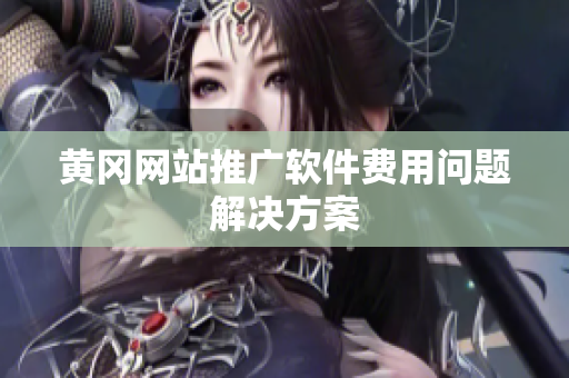 黄冈网站推广软件费用问题解决方案