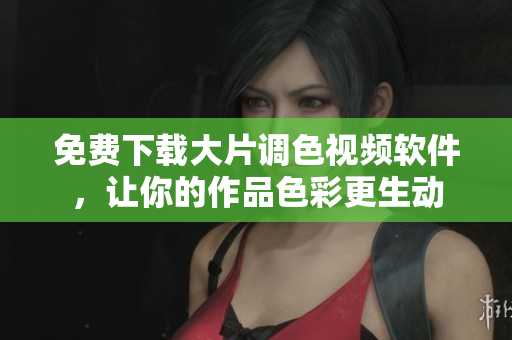 免费下载大片调色视频软件，让你的作品色彩更生动