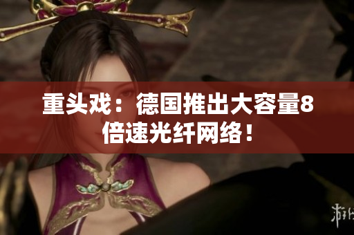 重头戏：德国推出大容量8倍速光纤网络！