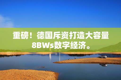 重磅！德国斥资打造大容量8BWs数字经济。