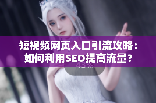 短视频网页入口引流攻略：如何利用SEO提高流量？