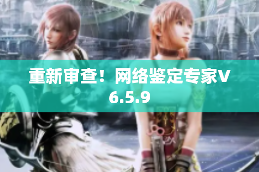 重新审查！网络鉴定专家V6.5.9