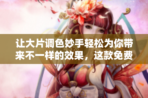 让大片调色妙手轻松为你带来不一样的效果，这款免费软件必备！