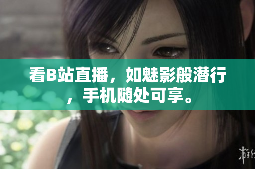 看B站直播，如魅影般潜行，手机随处可享。