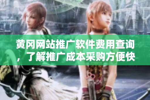 黄冈网站推广软件费用查询，了解推广成本采购方便快捷