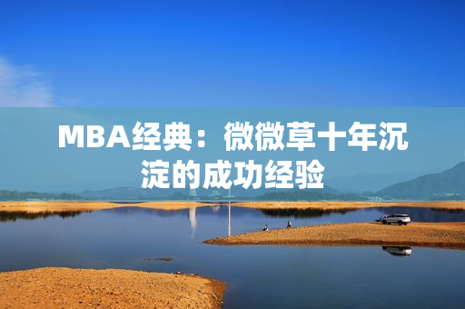 MBA经典：微微草十年沉淀的成功经验