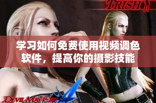 学习如何免费使用视频调色软件，提高你的摄影技能
