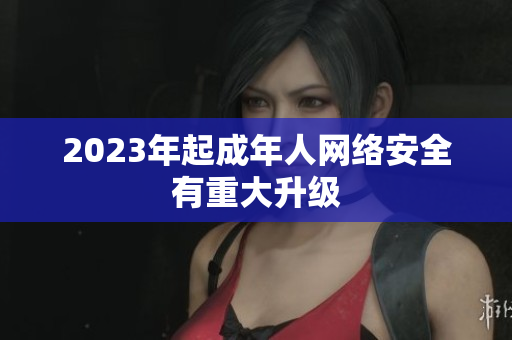 2023年起成年人网络安全有重大升级