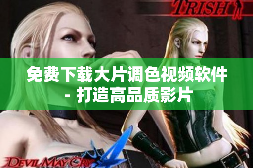 免费下载大片调色视频软件 - 打造高品质影片