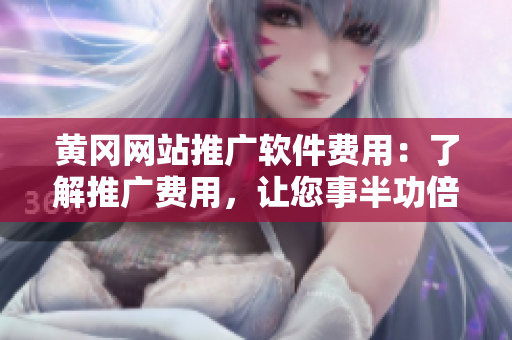 黄冈网站推广软件费用：了解推广费用，让您事半功倍