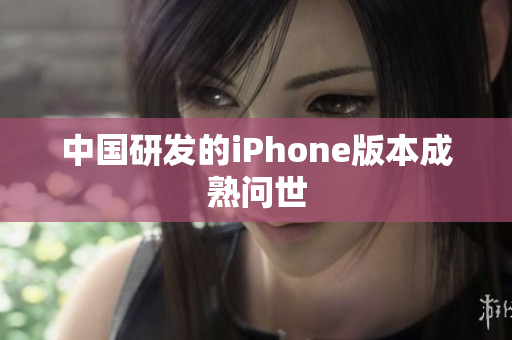中国研发的iPhone版本成熟问世