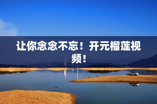 让你念念不忘！开元榴莲视频！