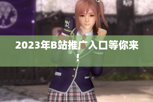 2023年B站推广入口等你来！
