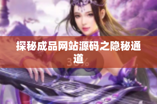 探秘成品网站源码之隐秘通道