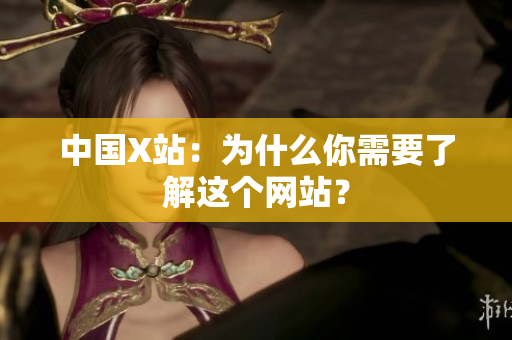 中国X站：为什么你需要了解这个网站？
