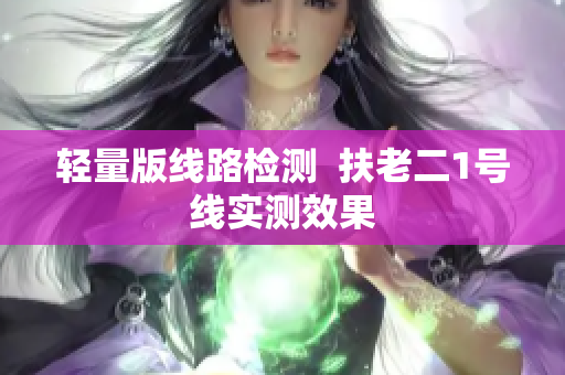 轻量版线路检测  扶老二1号线实测效果