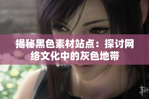 揭秘黑色素材站点：探讨网络文化中的灰色地带