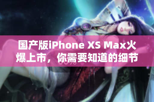 国产版iPhone XS Max火爆上市，你需要知道的细节