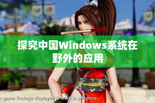 探究中国Windows系统在野外的应用