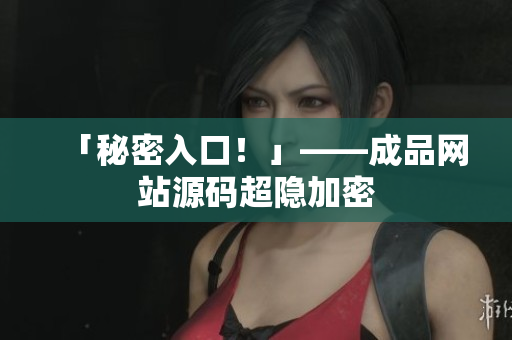 「秘密入口！」——成品网站源码超隐加密