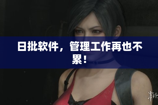 日批软件，管理工作再也不累！