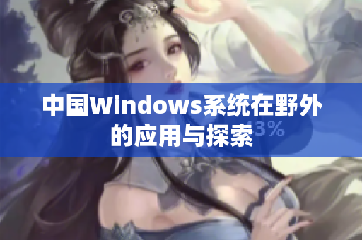 中国Windows系统在野外的应用与探索