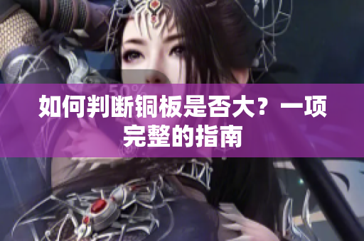 如何判断铜板是否大？一项完整的指南