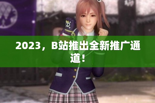 2023，B站推出全新推广通道！