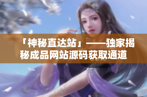 「神秘直达站」——独家揭秘成品网站源码获取通道
