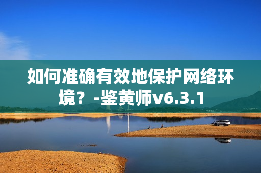 如何准确有效地保护网络环境？-鉴黄师v6.3.1