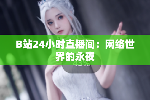 B站24小时直播间：网络世界的永夜